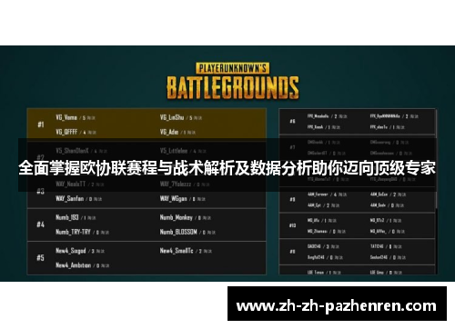 全面掌握欧协联赛程与战术解析及数据分析助你迈向顶级专家