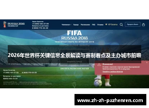 2026年世界杯关键信息全景解读与赛制看点及主办城市前瞻